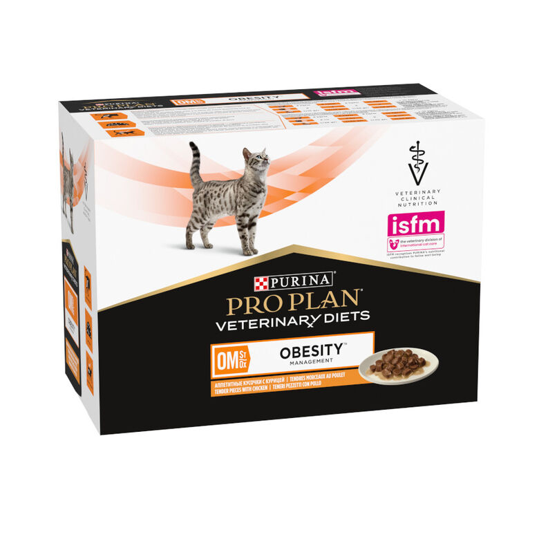 Pro Plan Veterinary Diets Obesity Pollo sobre para gatos thumbnail