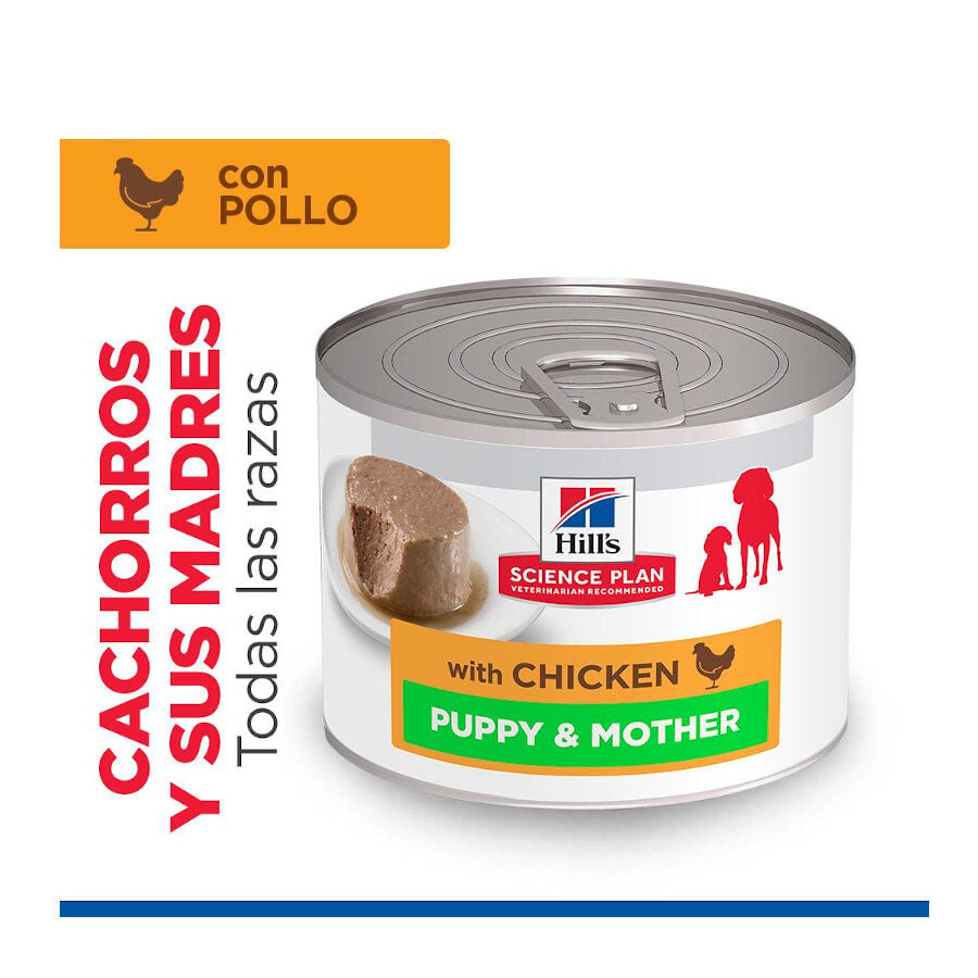 200 g Hill's Science Plan Puppy&Mother Mousse de Pollo lata para perros, , large Imagen numero 3