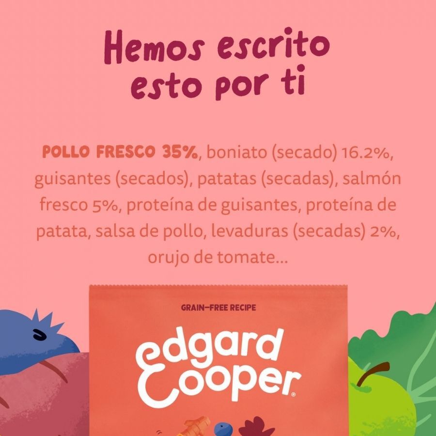 12 kg Edgard & Cooper Senior Salm&oacute;n Noruego y Pollo pienso para perros grandes, , large Imagen numero 4
