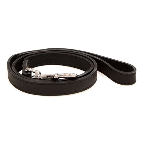 TK-Pet Namur negra correa perro de cuero Imagen numero 1