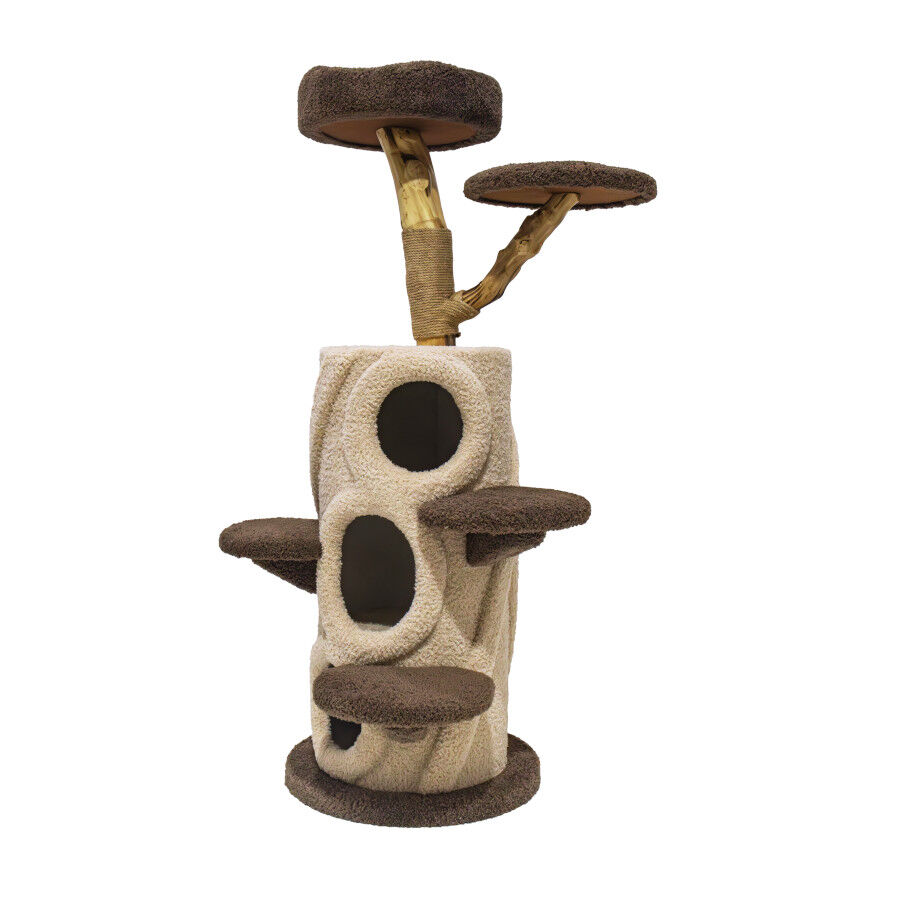 Freedog Rascador Zenpear Limb Beige y Marrón para gatos thumbnail