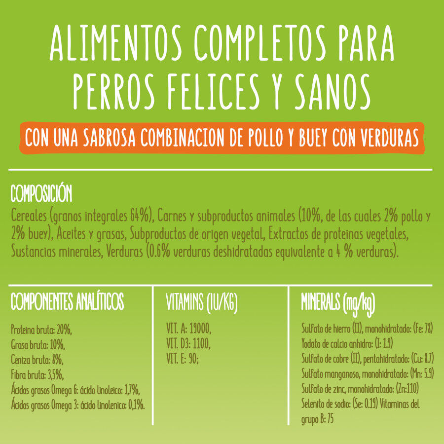 Friskies Adult Pollo y Verduras pienso para perros thumbnail