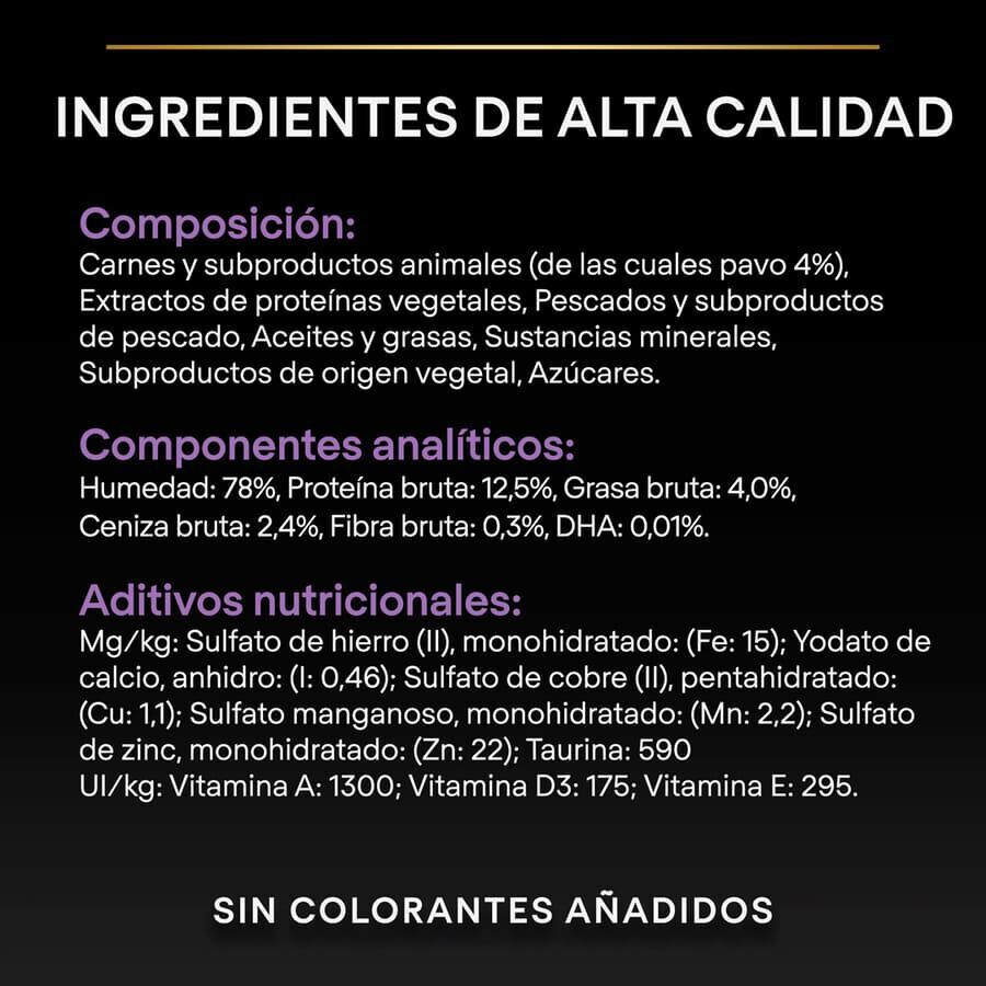 Pro Plan NutriSavour Feline Kitten Pavo en salsa sobre para gatitos thumbnail