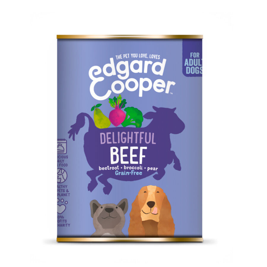 Edgard &amp; Cooper Adult Grain Free Vaca lata para perros