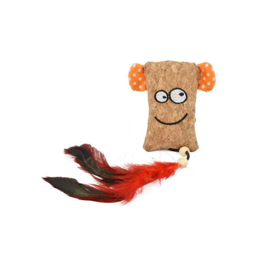 Nayeco Moai Juguete de Corcho para gatos thumbnail