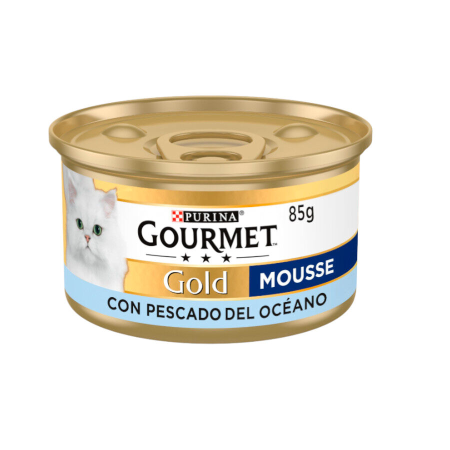 Gourmet Gold Mousse de Pescados del Océano lata para gatos thumbnail
