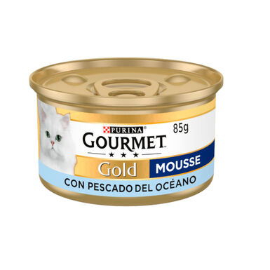 Gourmet Gold Mousse de Pescados del Océano lata para gatos