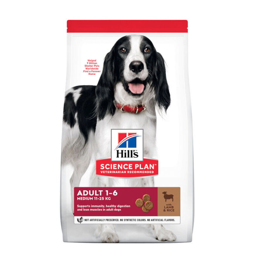 Hill&#039;s Science Plan Adult Medium pienso cordero y arroz para perros de razas medianas thumbnail
