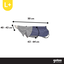 Gotoo Impermeable Gris con Capucha para perros, , large indicador imagen numero 4