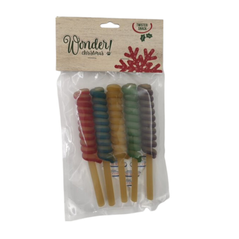 Wonder Christmas Palitos Twister para perros, , large image number null