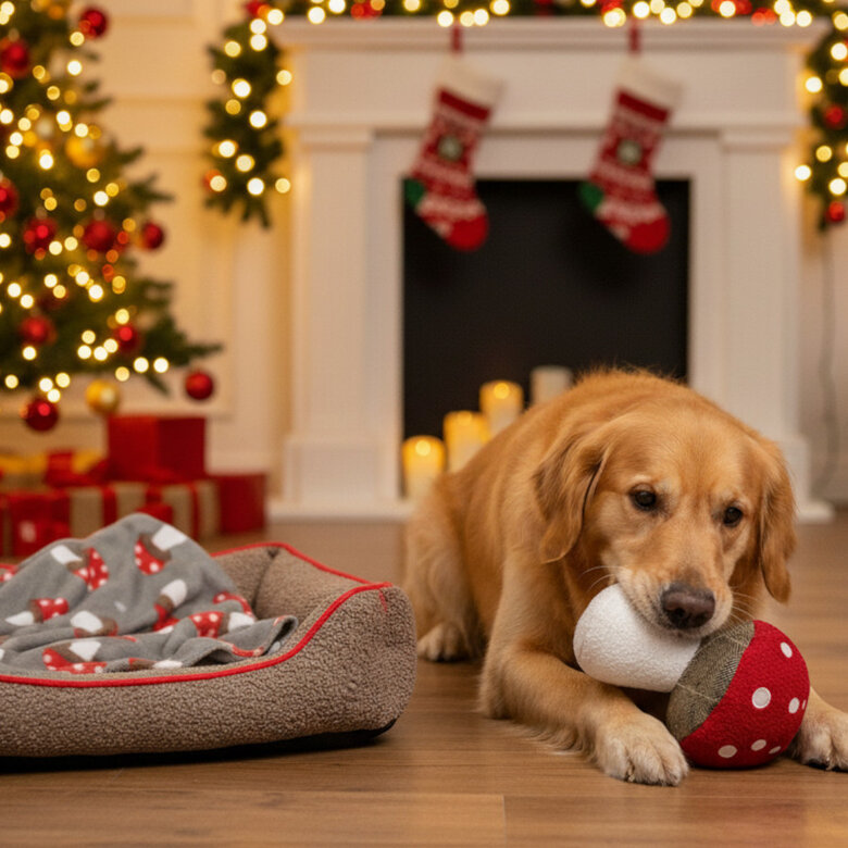 Wonder Christmas Pack Regalo Peluche y Manta Navideña para perros,  Imagen numero 3 Wonder Christmas Pack Regalo Peluche y Manta Navideña para perros, , large Imagen numero 3