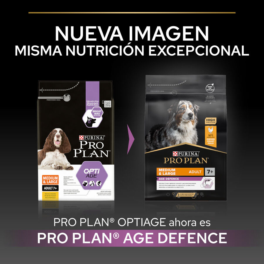 Pro Plan Adult Medium y Large Pollo pienso para perros Sénior +7 thumbnail