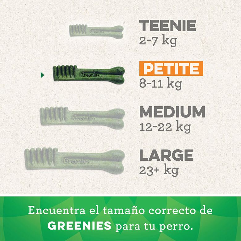 Greenies Petite Snacks Dentales Naturales para perros pequeños thumbnail