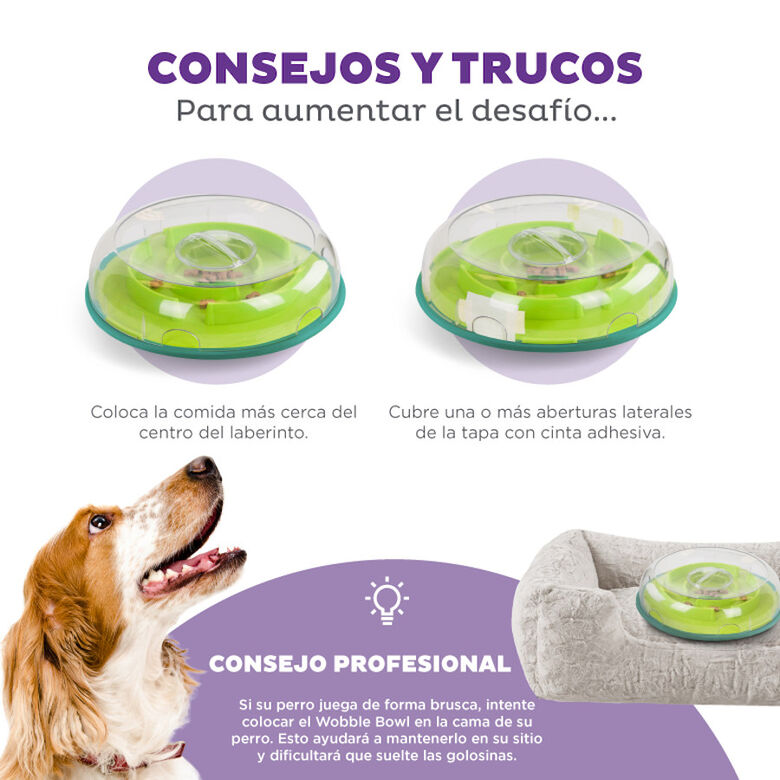 Outward Hound Wobble Bowl Juguete Interactivo Portagolosinas para perros thumbnail