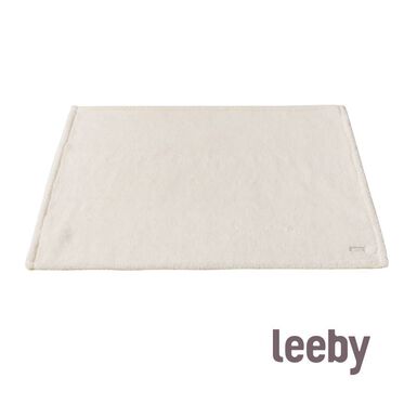 Leeby Manta Suave de Pelo Blanco para gatitos