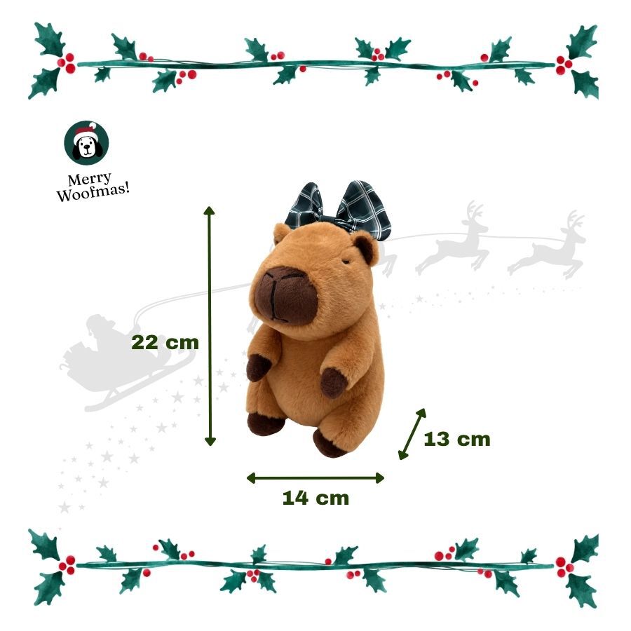 Wonder Christmas Capibara Peluche para perros, , large Imagen numero 3