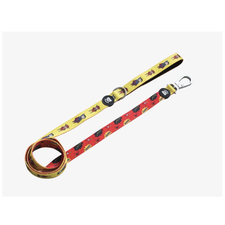 Dukier Correa Estampado Superhéroes para perros,  Imagen numero 1 Dukier Correa Estampado Superhéroes para perros, , large Imagen numero 1