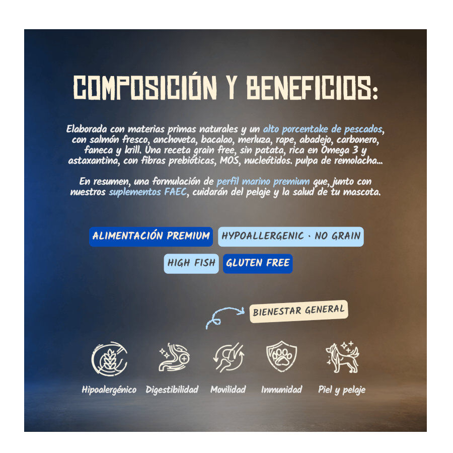 2 Kg Lenda Grain Free Pescado y Krill pienso para perros, , large Imagen numero 8
