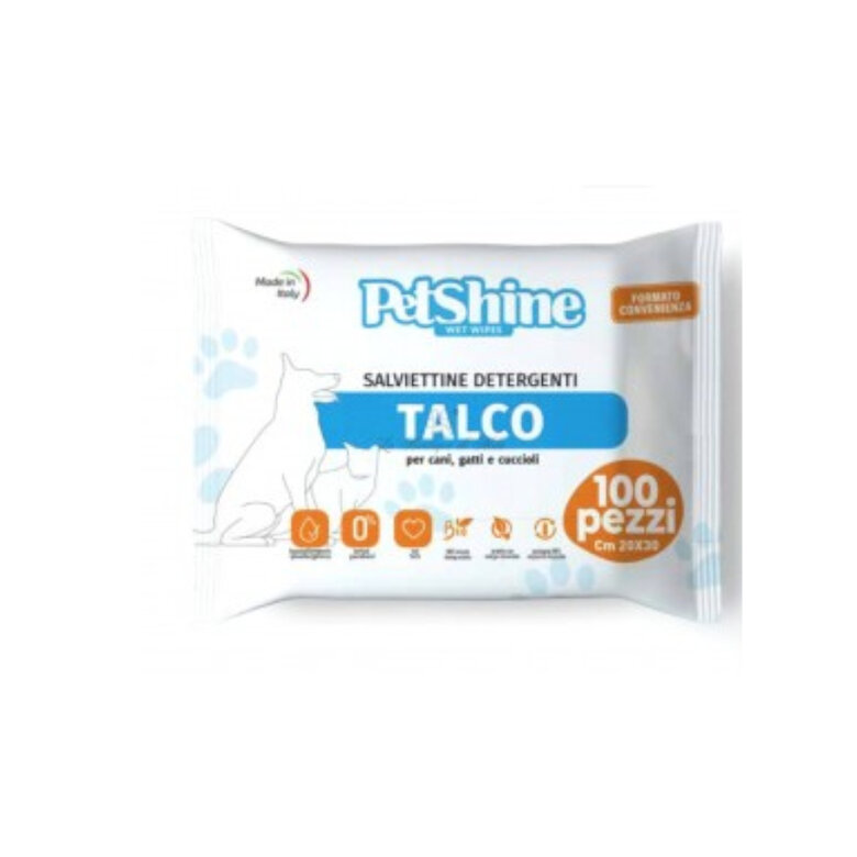 PetShine Toallitas Húmedas de Talco para perros – Pack Económico, , large image number null