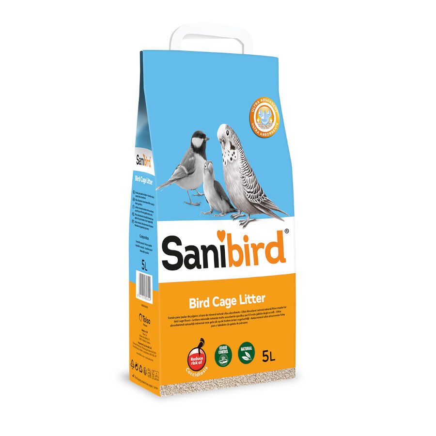 5 L Sanibird Arena Absorbente para p&aacute;jaros, , large Imagen numero 1