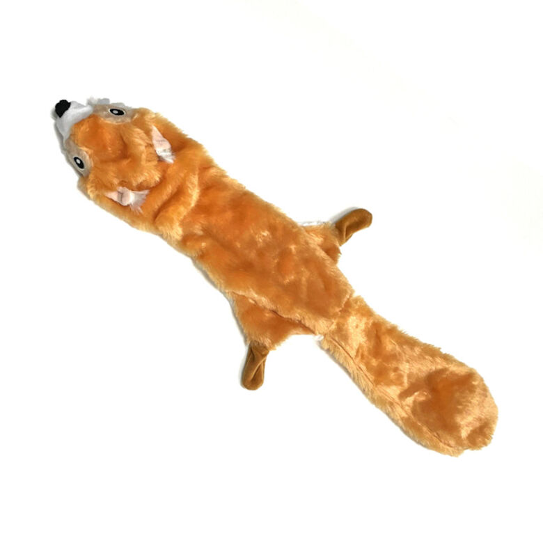 Tootoy! Comfort Skinny Squirrel Cuddler peluche con sonido crujiente para perros thumbnail