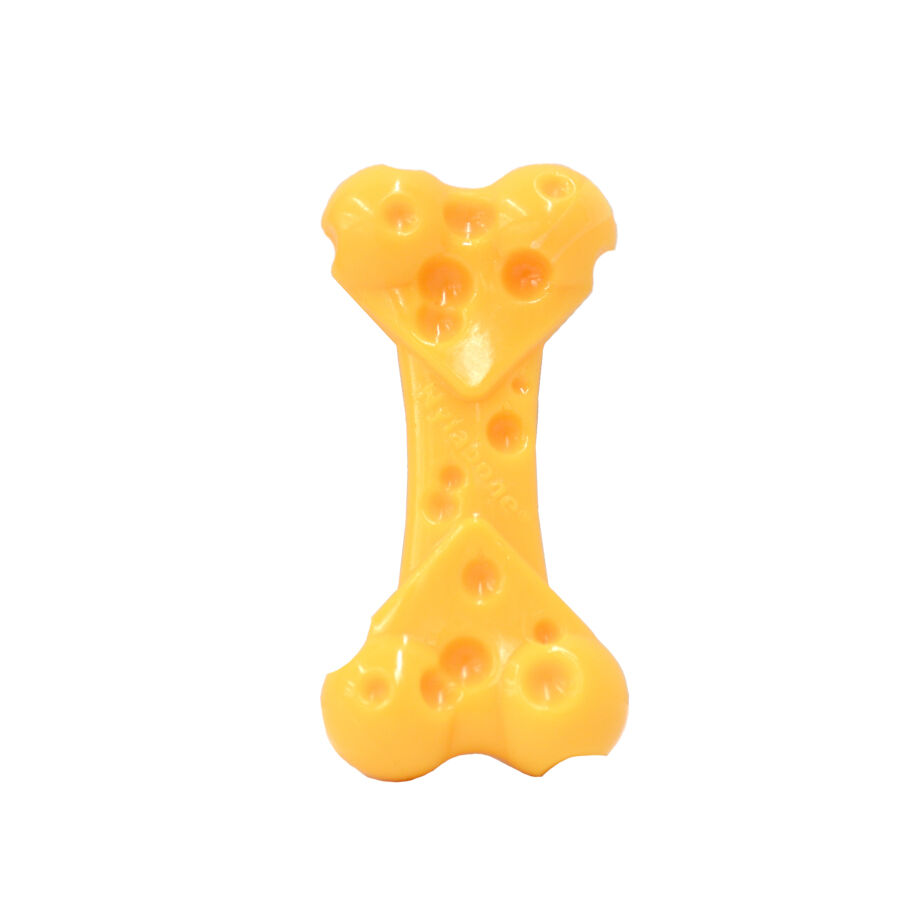 Nylabone Hueso Mordedor Resistente Sabor a Queso para perros