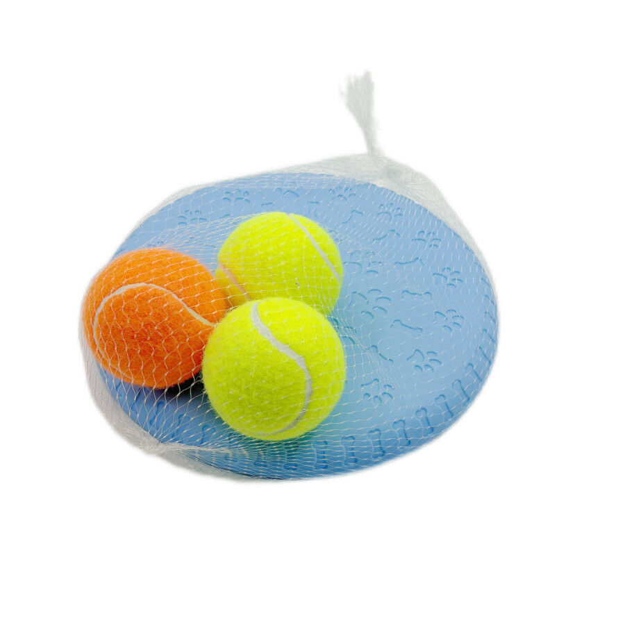 Summer Vibes Frisbee con Pelota Juguete Azul para perros, , large Imagen numero 2