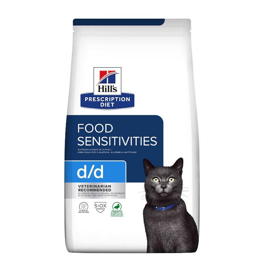 Hill&#039;s Prescription Diet Food Sensitivities d/d Pato pienso para gatos thumbnail