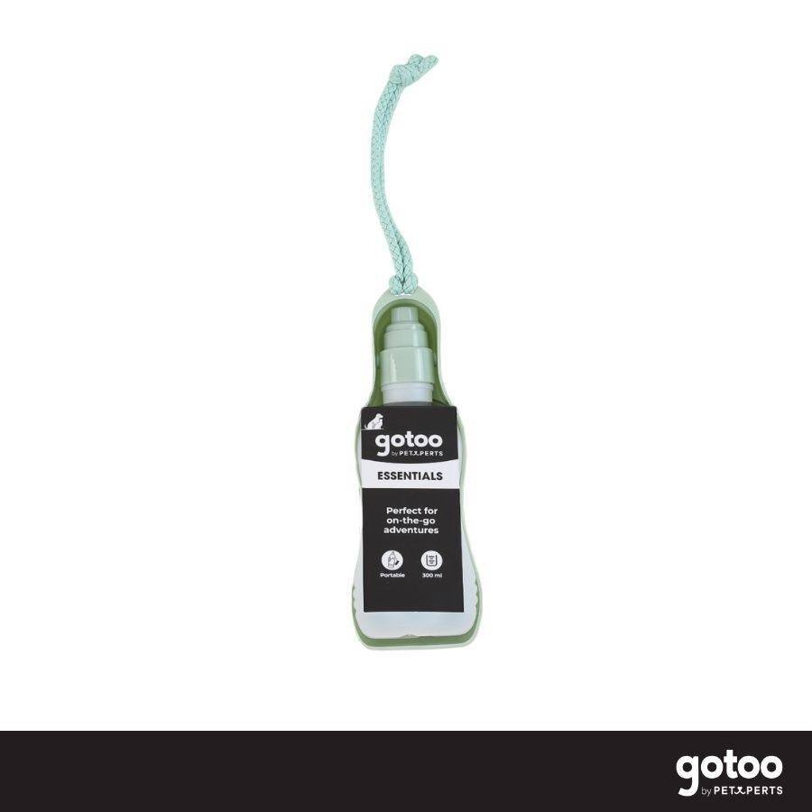 Gotoo Botella Bebedero Port&aacute;til de Pl&aacute;stico Verde para perros y gatos, , large Imagen numero 6