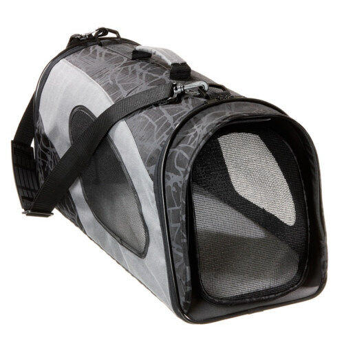 Flamingo Bolso Transportin Negro para mascotas