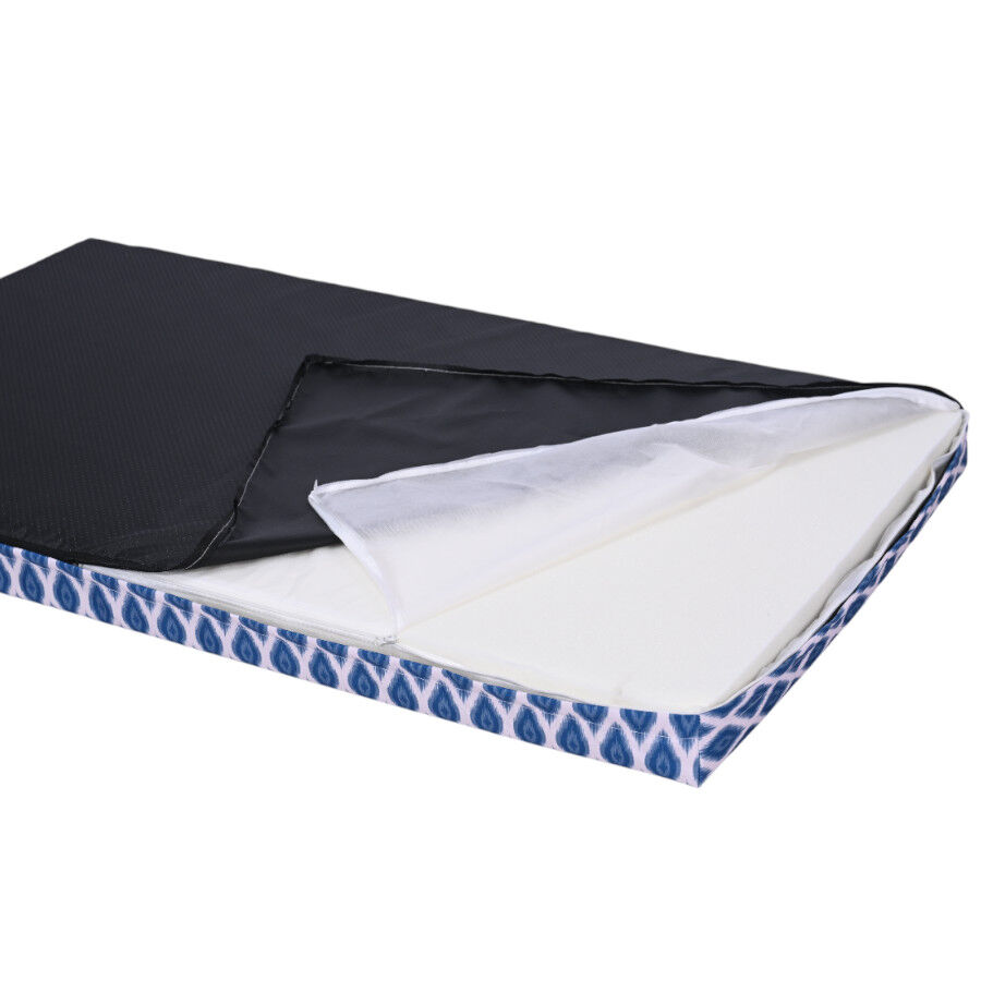 Leeby colchón impermeable azul para perros thumbnail