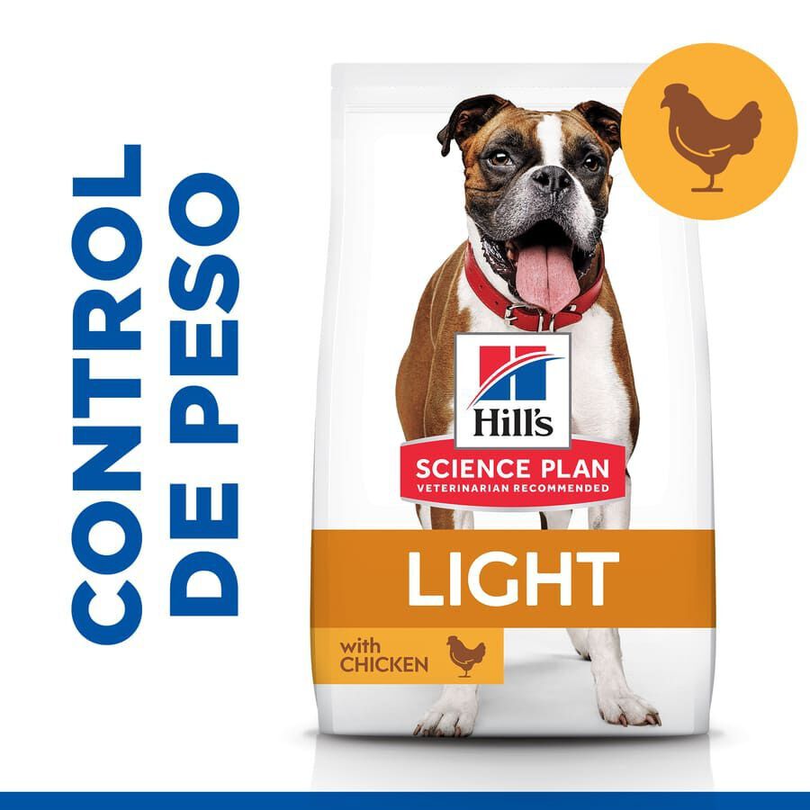 Hill&#039;s Science Plan Adult Light Medium Pollo pienso para perros thumbnail