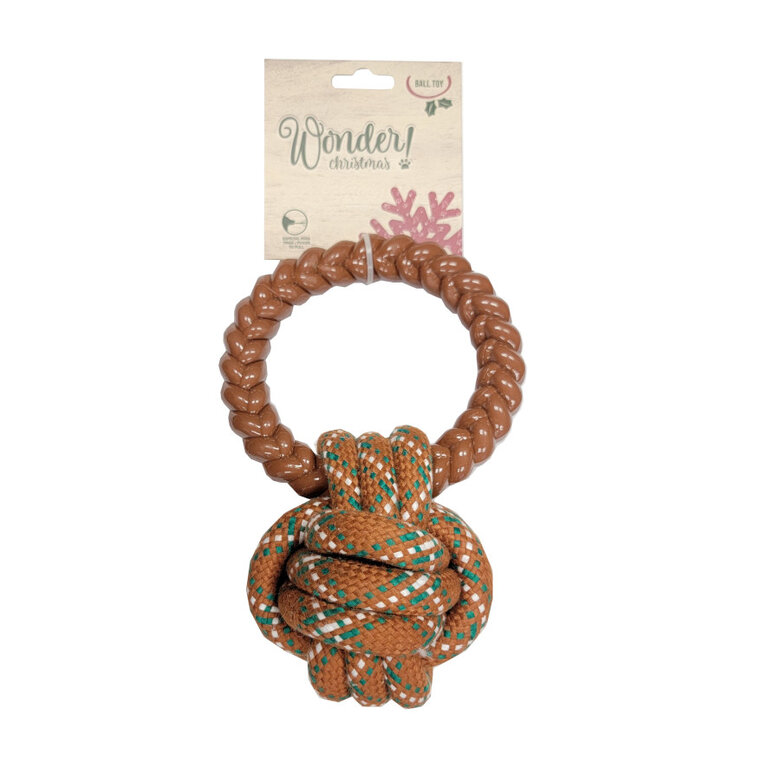 Wonder Christmas Pelota de Cuerda y Mordedor Navideño para perros,  Imagen numero 6 Wonder Christmas Pelota de Cuerda y Mordedor Navideño para perros, , large Imagen numero 6