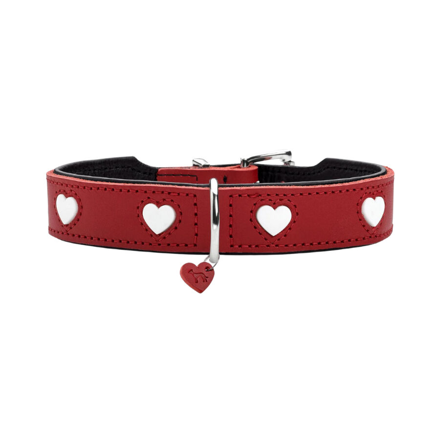 Hunter Love Collar de Cuero rojo para perros, , large Imagen numero 1
