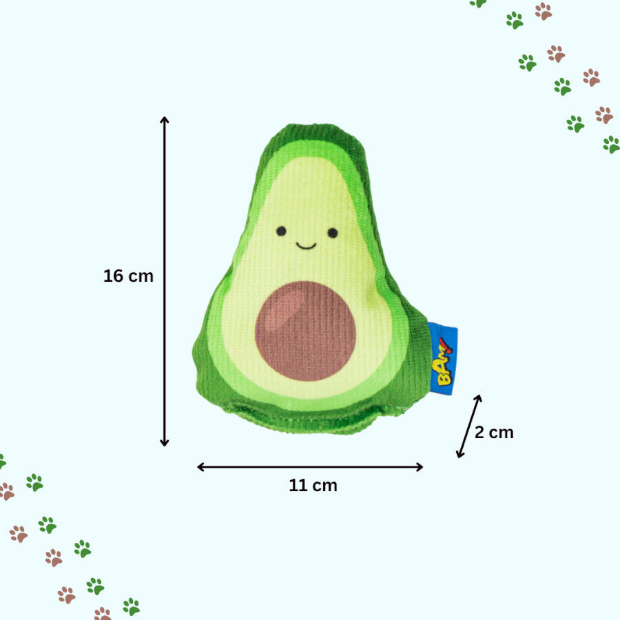 BAM! Peluche Aguacate con Catnip para gatos, , large Imagen numero 3