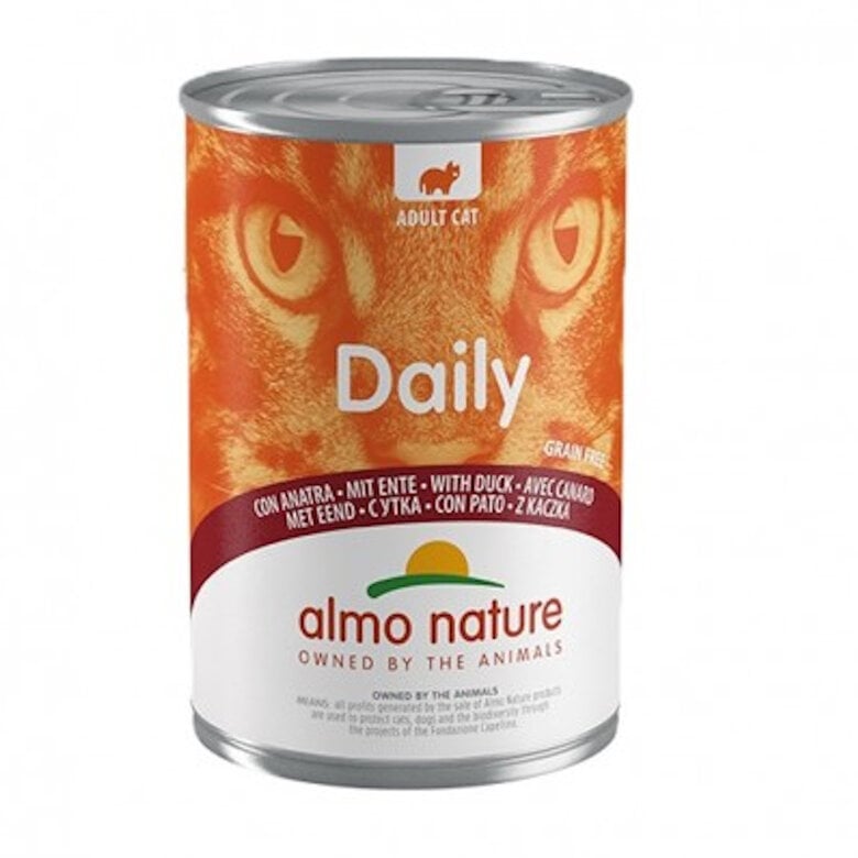400 g Almo Nature Adult Daily Menu Pato lata para gatos ,  Imagen numero 1 Almo Nature comida húmeda con pato Daily Menu Imagen numero 1