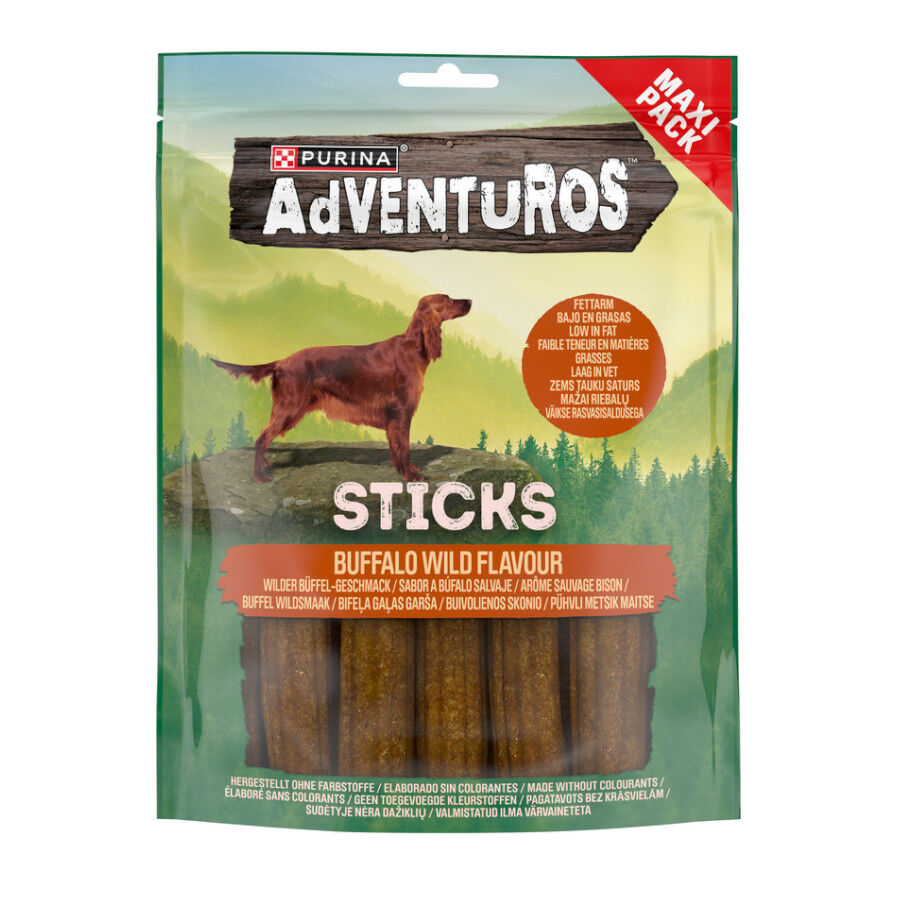 305 g Adventuros Palitos B&uacute;falo para perros, , large Imagen numero 1