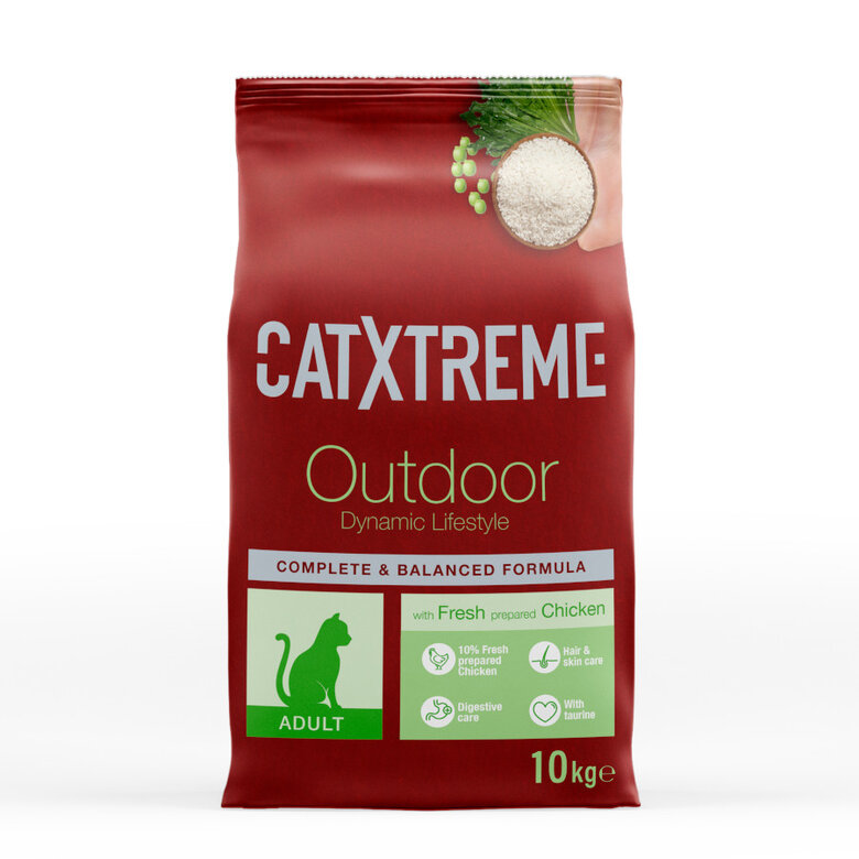 10 kg Catxtreme Adult Outdoors Pollo pienso para gatos,  Imagen numero 1 10 kg Catxtreme Adult Outdoors Pollo pienso para gatos, , large Imagen numero 1