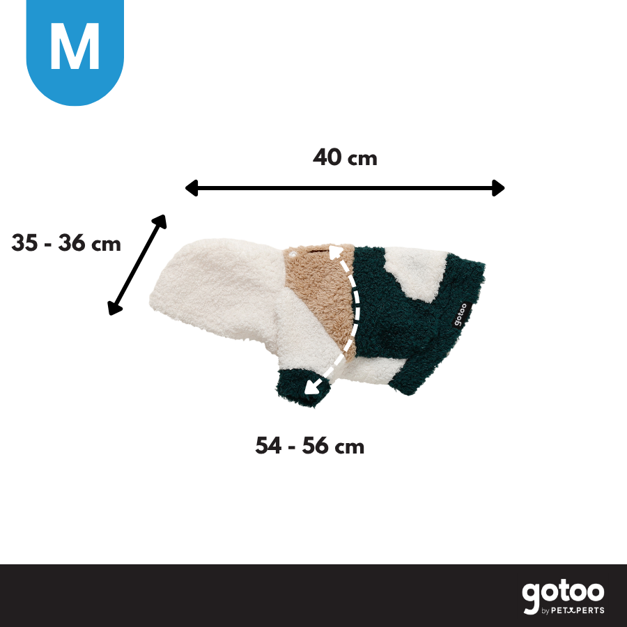 Gotoo Pijama Bloque Multicolor para perros, , large Imagen numero 4