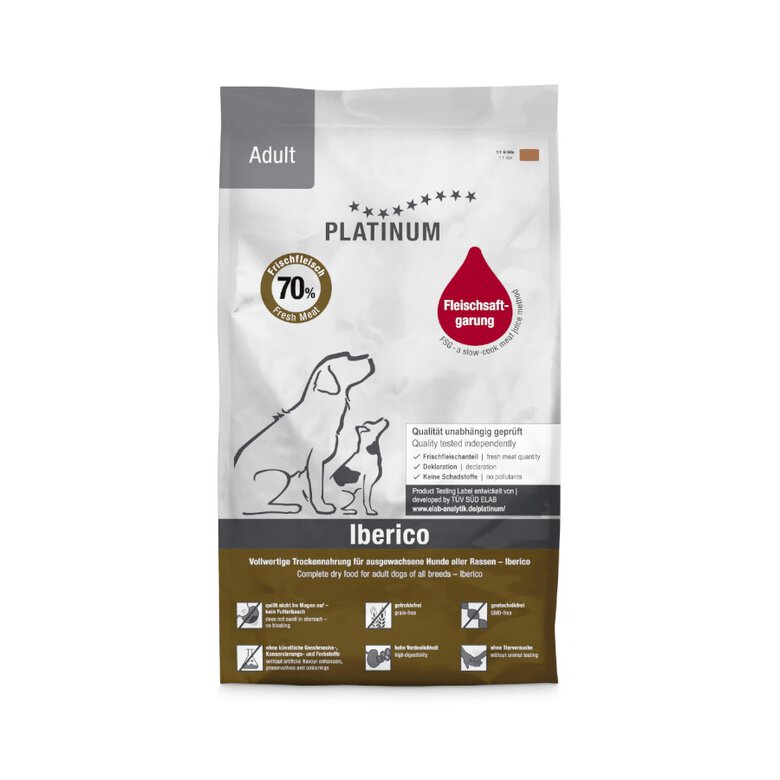 1.5 kg Platinum Adult Ibérico pienso para perros,  Imagen numero 1 1.5 kg Platinum Adult Ibérico pienso para perros, , large Imagen numero 1