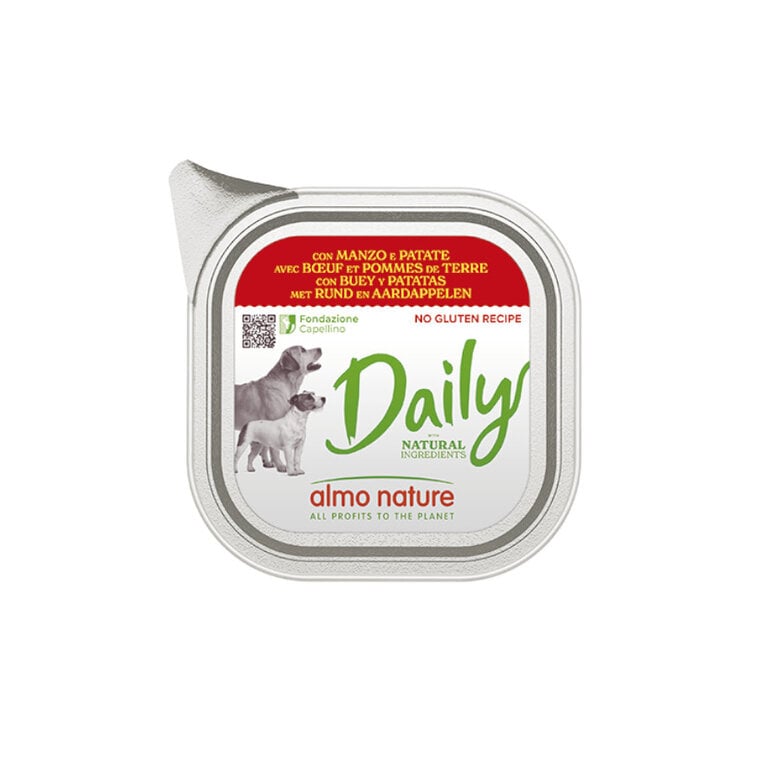 100 g  Almo Nature Bio Organic Maintenance Ternera con Patatas tarrina para perros,  Imagen numero 1 100 g  Almo Nature Bio Organic Maintenance Ternera con Patatas tarrina para perros, , large Imagen numero 1