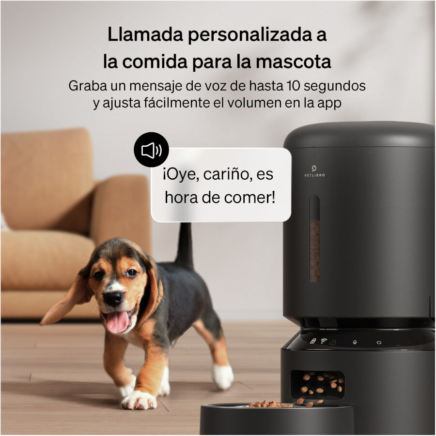 Petlibro Granary Wi-Fi Comedero Autom&aacute;tico Negro para perros y gatos, , large Imagen numero 5