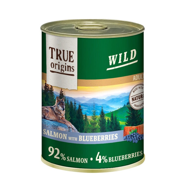 400 g True Origins Wild Adult Salmón lata para perros,  Imagen numero 1 400 g True Origins Wild Adult Salmón lata para perros, , large Imagen numero 1