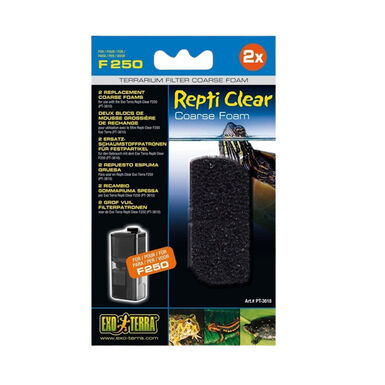 Exo Terra Esponja de recambio filtro Reptil Clear F250 para terrarios