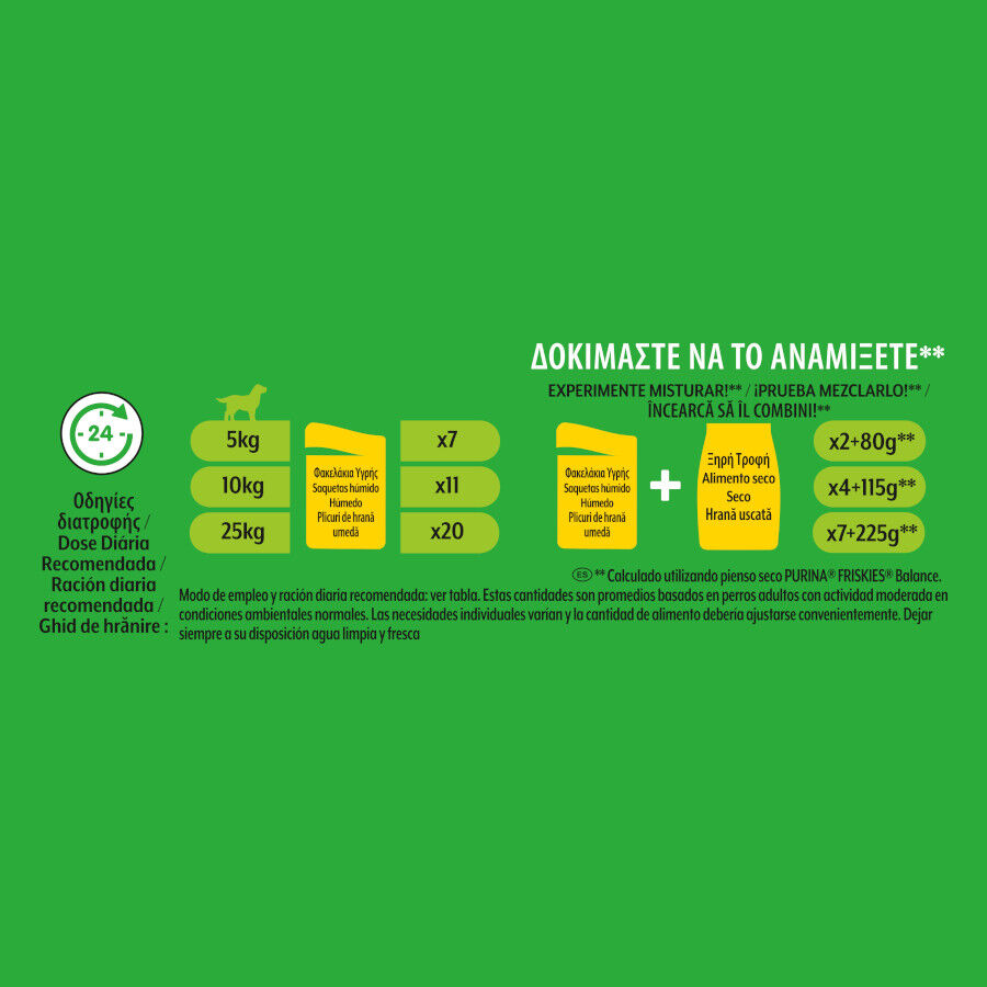 12 sobres x 85 g Friskies Pollo y Cordero en Gelatina sobre para perros, , large Imagen numero 4