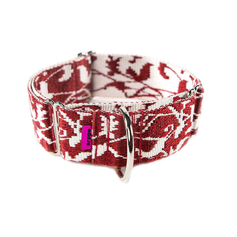 Jacquard collar de adiestramiento para perros rojo image number null