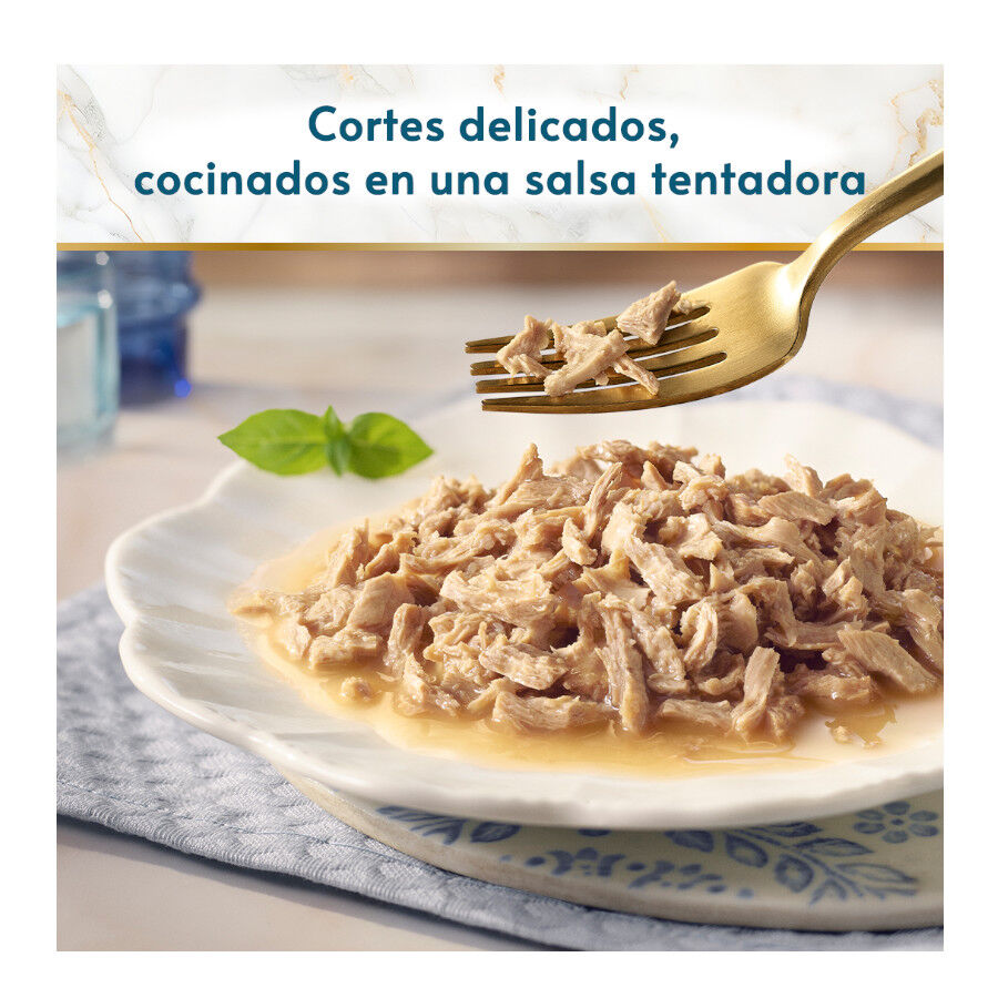 4 sobres x 85 g Gourmet Perle Finos Trocitos del Oc&eacute;ano en salsa sobre para gatos, , large Imagen numero 3
