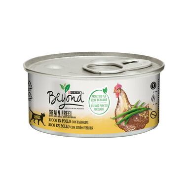 Purina Beyond Grain Free pollo lata para gatos - Pack 12