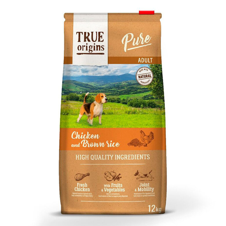 True Origins Adult Pure Pollo y Arroz pienso para perros, , large image number null