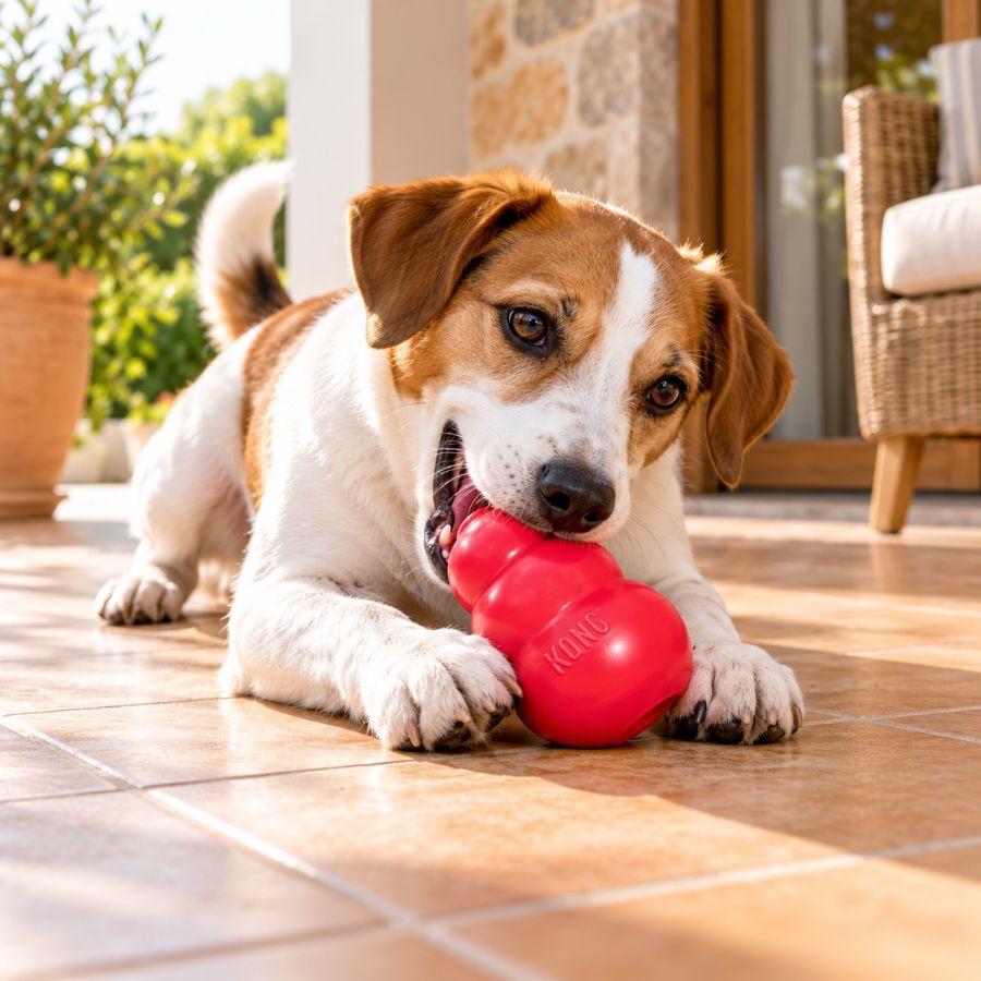 Kong Classic portagolosinas rojo para perros, , large Imagen numero 1